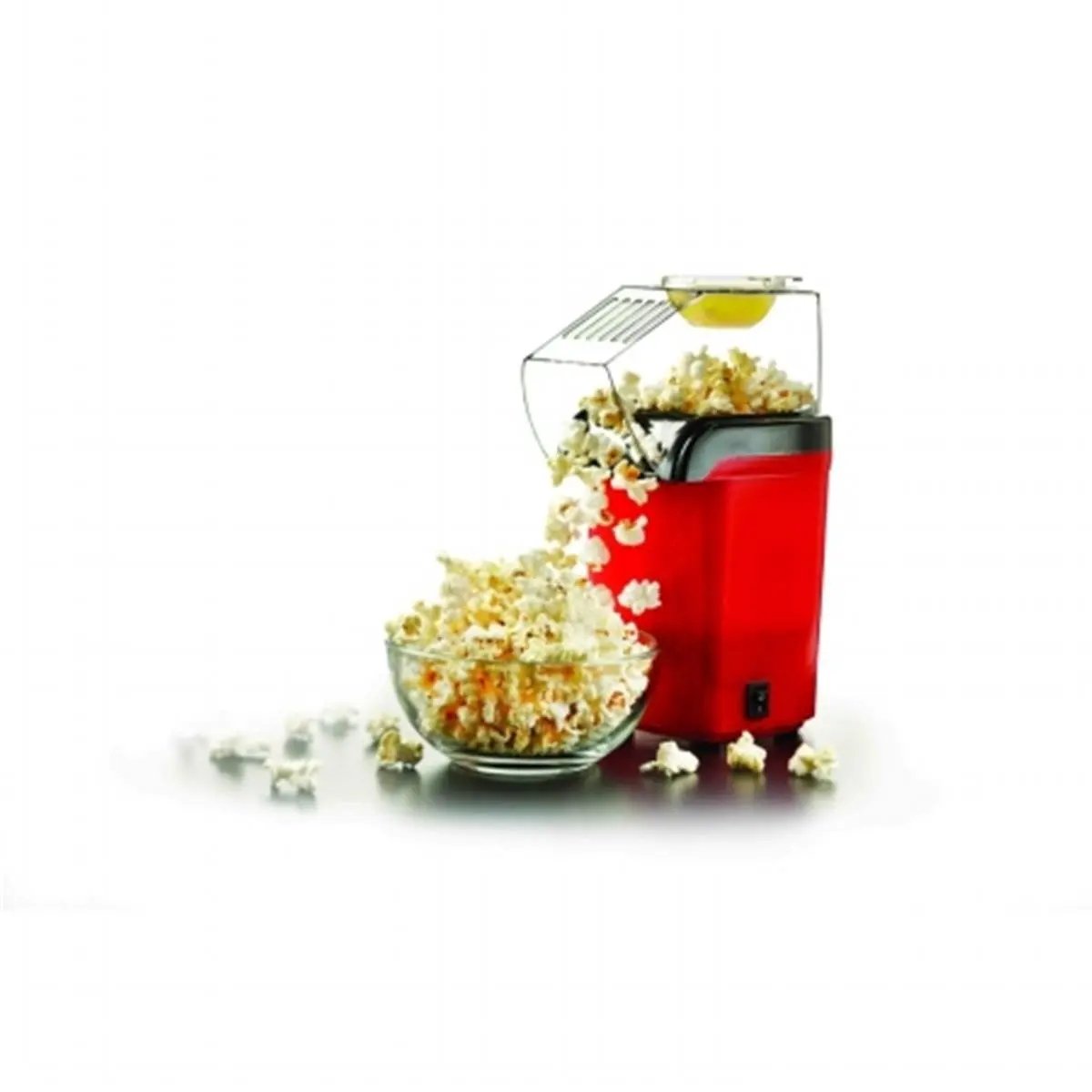 212 MAIN Hot Air Popcorn Maker, Red Popcorn Machine