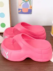 Women's Summer New Fashion Thick Sole Sandals, Height-Boosting Platform Eva Flip Flops, Casual Beach Shoes for All Seasons