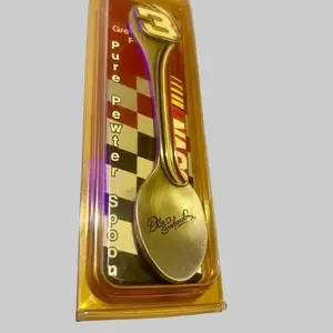 Dale Earnhardt #3 PURE PEWTER Collectible Spoon - Premium Quality Pewter Material - Perfect for Collectors