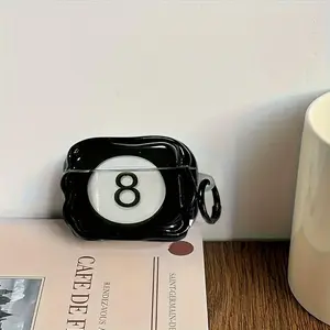 Bluetooth-compatible Earphone Case Compatible with 1st-4th Generation Pro Series, Digital Eight Pattern Design, Protective Cover for Bluetooth-compatible Headphones