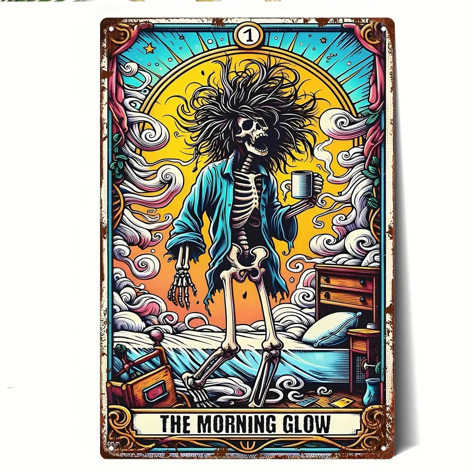 2D Flat, 1pc Vintage Art Studio Sign - Retro Metal Tin Wall Decor with 2D Flat Iron Sheet Painting Suitable for Garage, Porch, Cafe, Bar, Studio - Wall-Mountable Decoration for, Holiday Gift (/Christmas/Easter) - 1pc, 2D Flat