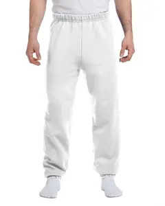 Jerzees 973 NuBlend Fleece Sweatpants, High-Stitch Density, Double-Needle-Covered Waistband, Men's Plain Adjustable Drawstring Waist Sweatpants, Soft Jogger Trousers for Daily Gym Workout Running, Going Out Outfit, Stylish Casual Clothes Bottoms Menswear