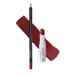 Nabi Gloss Lipstick & Lipliner Combo - Real Red