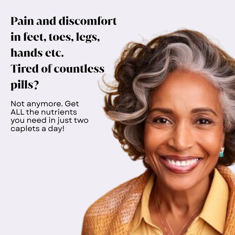 Zen Life Organic Diabetic Neuropathy Supplement 60 Capsules with Alpha Lipoic Acid & B Vitamins for Improved Nerve Function & Blood Sugar Balance Made in USA Healthcare