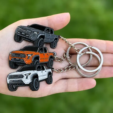 Tacoma Keychain 2024 Tacoma Accessories 2016-2024 mods 4th Gen Cool Key Chain Fob Cover Toy Truck