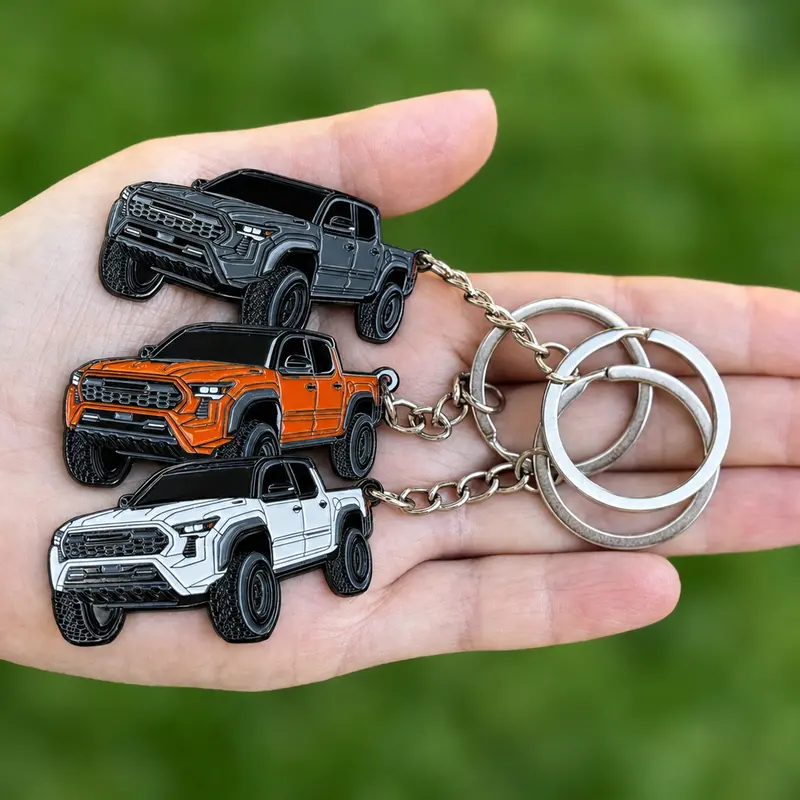 Tacoma Keychain 2024 Tacoma Accessories 2016-2024 mods 4th Gen Cool Key Chain Fob Cover Toy Truck