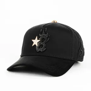 Barbas Hats “B Star Rose Gold” Snapback – Holiday & Festive Streetwear Cap