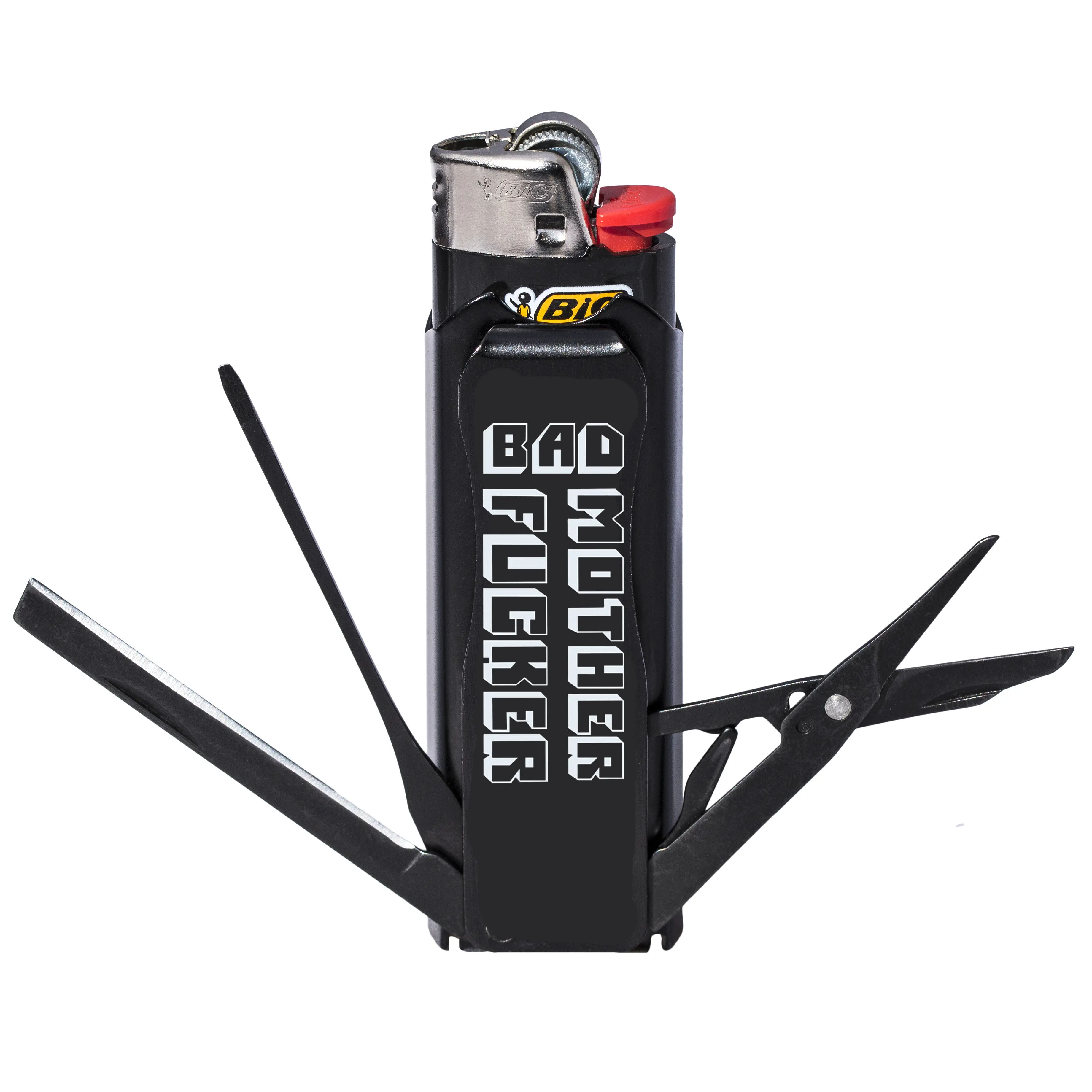 LighterBro - BAD MF - Lighter case/Multitool Accessory LighterBro - BAD MF - Lighter case/Multitool Accessory