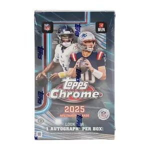 2025 Topps Chrome Football Hobby Box