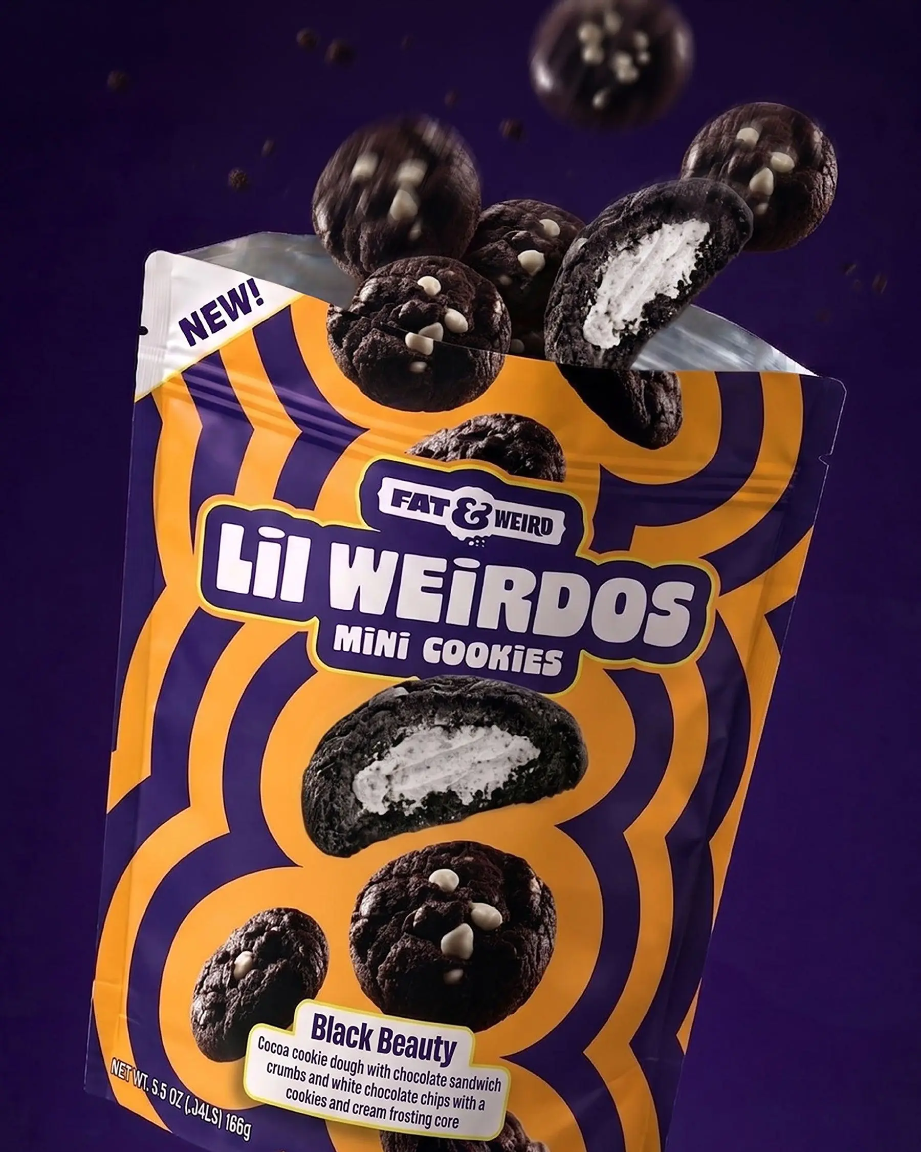 Lil Weirdos Mini Cookies - Black Beauty