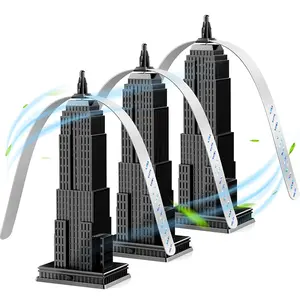 3PCS Portable Fans for Tables, Food Fans Tabletop Picinic Fans, Soft-touch Fan Blades, Telescopic Outdoor Fly Repellent Fans for Home, Restaurant, Picnic, Camping, Fishing