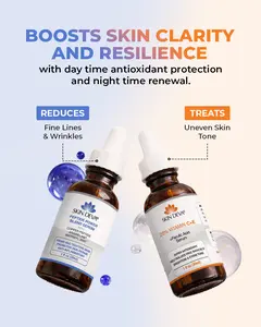 Skin Deva Advanced Repair & Brightening Serum Duo | Vitamin C Serum & E with Ferulic Acid  & Copper Peptide Serum | Anti-aging, Firming, and Brightening skincare