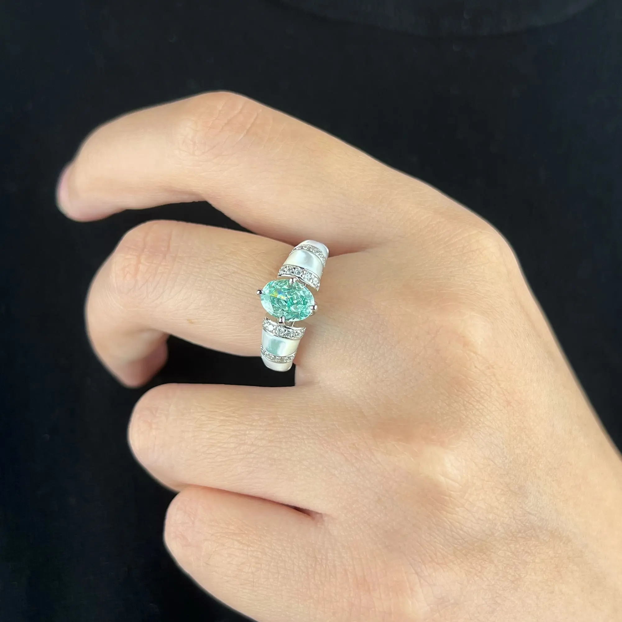 Azure Serenity Ring