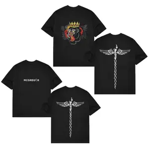 Conor McGregor Tattoo T-Shirt, UFC 329 The Notorious UFC Graphic Tee, UFC MMA Shirt, Gift for Fighters, Sports Apparel