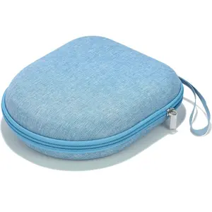 SQ-PHP011 Universal Headphone Case Compatible with JBL Tune 510BT 720BT, Sony WH-CH 720N/WH-CH520, with Sony/JBL/Soundcore Q20 Q30/BERIBES/TOZO/KVIDIO etc Wireless Headphones Light Blue
