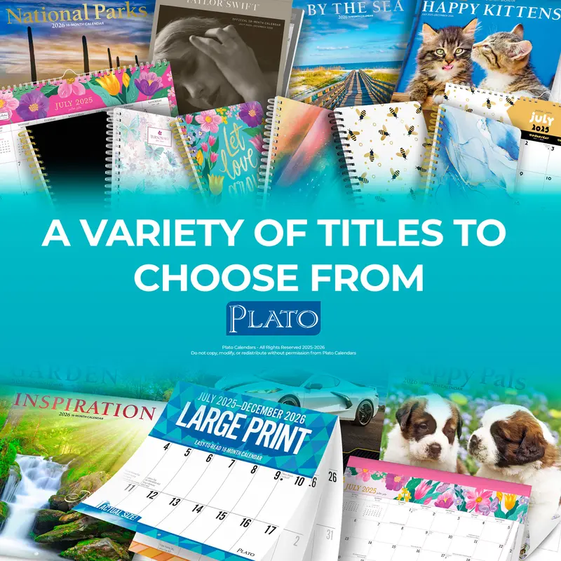 Busy Bees | 2026 6 x 7.75 Inch 18 Months Weekly Desk Planner | Foil Stamped Cover | July 2025 - December 2026 | Plato | Planning Stationery 8