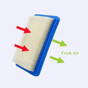 491588S Flat Air Filter Replacement for Briggs & Stratton 491588 399959 Lawn Mower Engine Premium Paper Air Filter Quantum Series 491588S