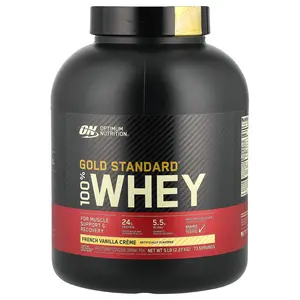 Optimum Nutrition Gold Standard® 100% Whey, French Vanilla Creme, 5 lb (2.27 kg)