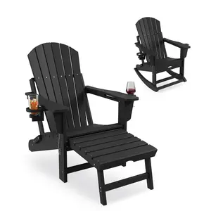 GARVEE HDPE Adirondack with Ottoman
