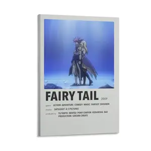 Fairy Tail Canvas Wall Art Prints, Perfect for Room Decor And Bedroom Decoration. Canvas Poster Bedroom Decor Sports Landscape Office Room Decor Gift Frames Ornaments maximalist wall art Artistic Photo Hanging Frame-.