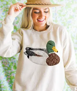Grannys Faux Patchwork Mallard Sweatshirt
