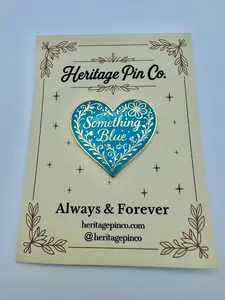 Something Blue | Always & Forever Wedding Pin