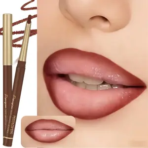 1PC Waterproof Matte Lip Liner -like Effect Pencil Long-Lasting Non-Staining Moisturizing Lip Makeup for All Skin Types Moisture