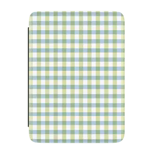 Casely Kindle Case | Pastel Picnic | Blue & Green Gingham