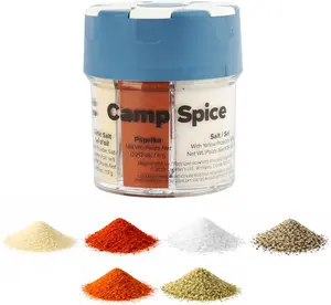 Coghlan’S Multi-Spice Shakers – Compact 6-In-1 Seasoning Containers for Camping, Travel, BBQ & Everyday Cooking – Lightweight, Portable, Mess-Free Design – Made in USA Coghlan's