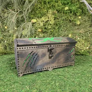 Post Apocalyptic Wooden Deck Box