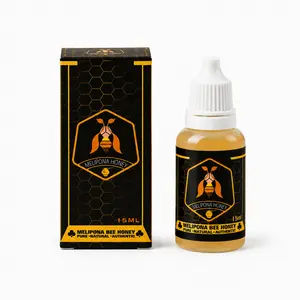 Melipona Honey Stingless Bee Honey Meliponini Honey Miel Melipona Original Authentic Natural Sweet Flavor 15ML Pure Natural Safe