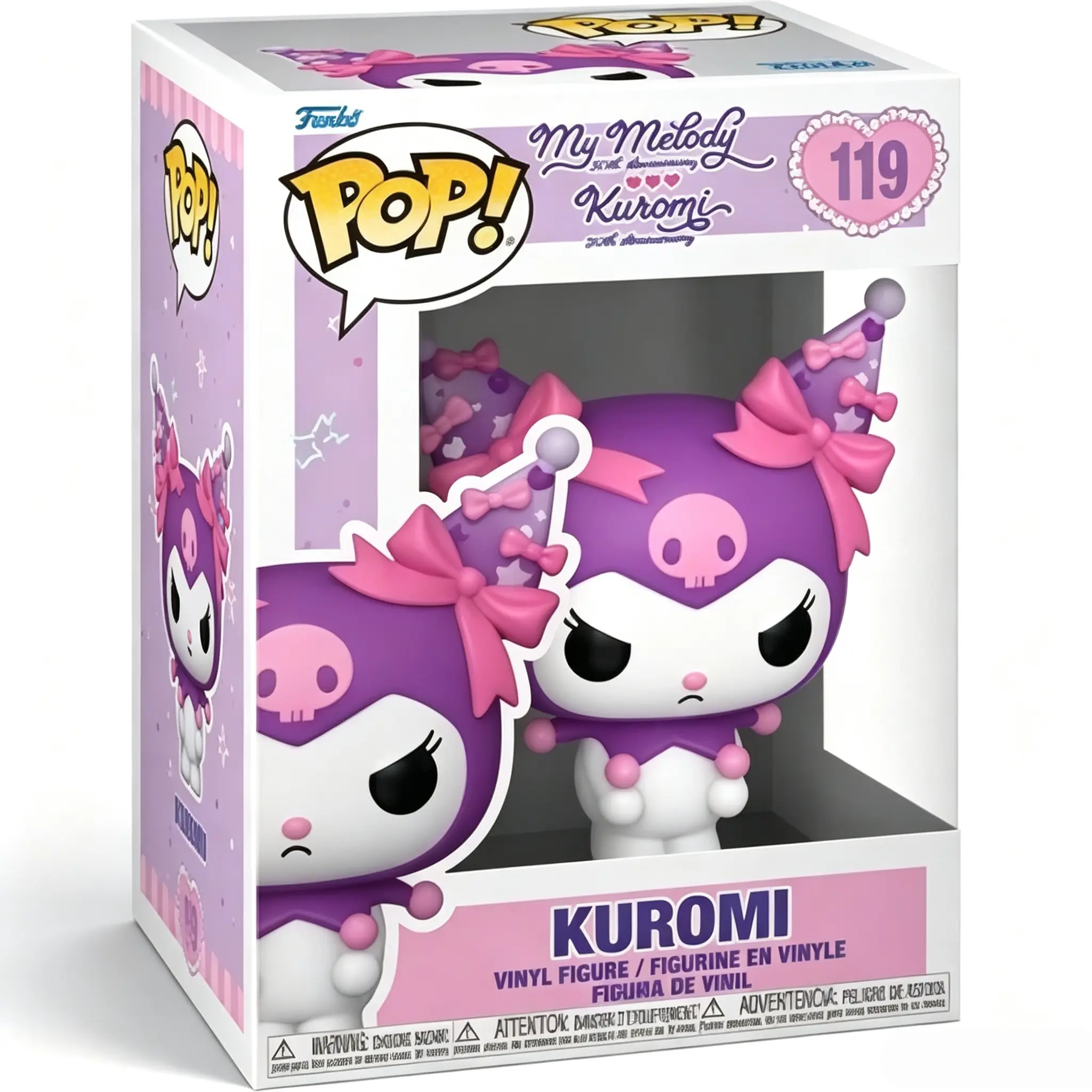 Sanrio Kuromi Party-Themed Collectible Figurine, Home Decor Display Ornament For Cartoon Enthusiasts