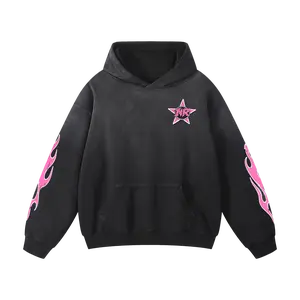 NIGHTRAID — STARFALL PINK FLAME Heavyweight Hoodie