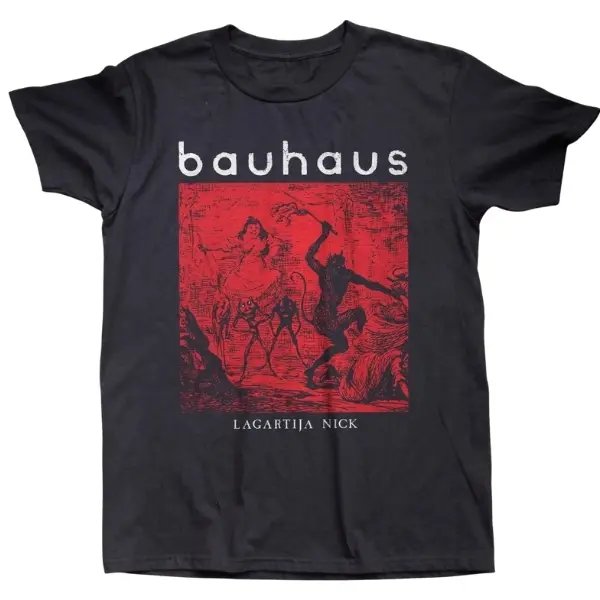 Bauhaus The Singles 1981–1983 Albums Gothic Rock Black Unisex T-shirt S-5XL