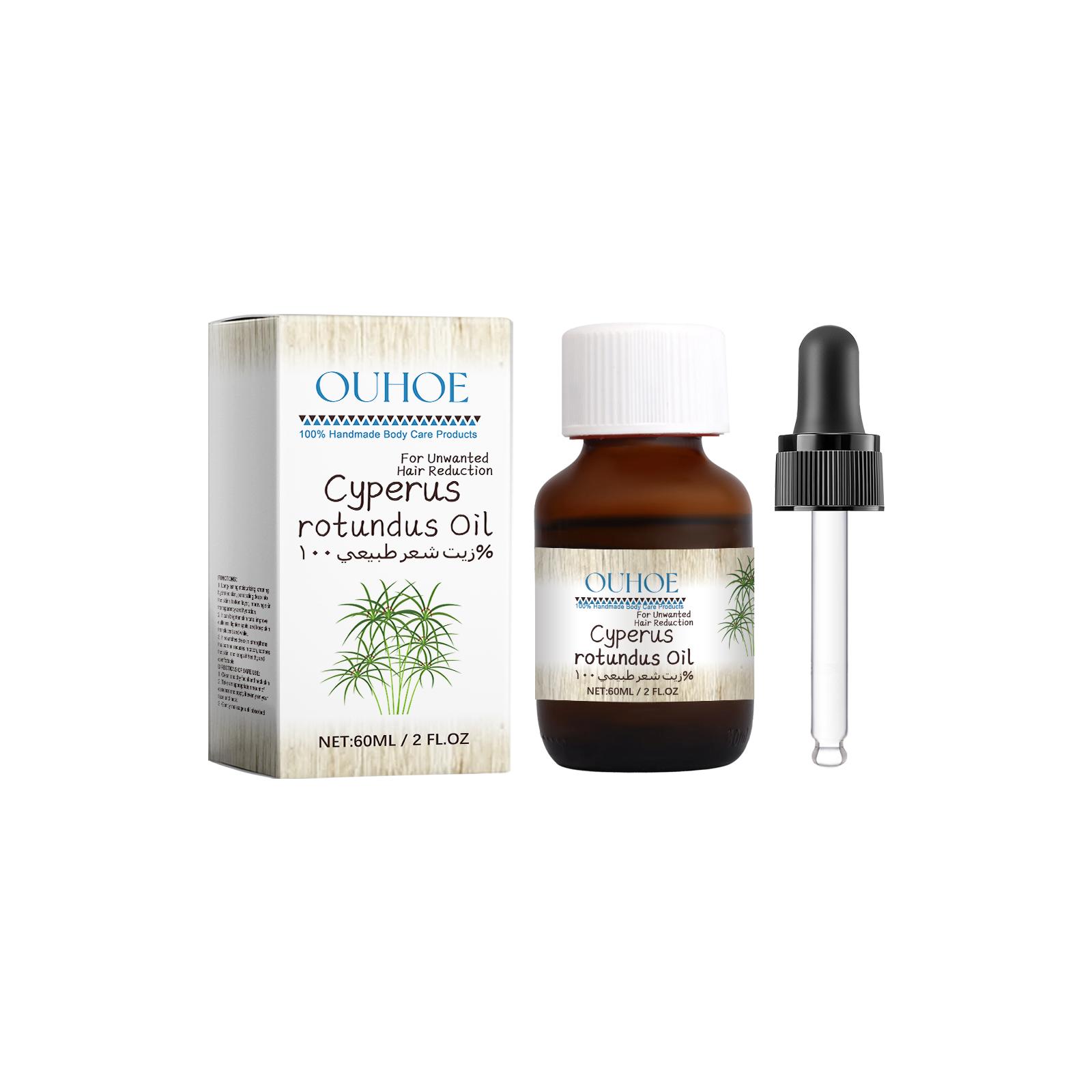 Cyperus Rotundus Oil for Hair Removal, Organic Topical Cyperus Rotundus Oil, Skin Care After Shaving Body Care Product