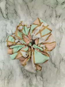 Geo XL Cotton Scrunchie