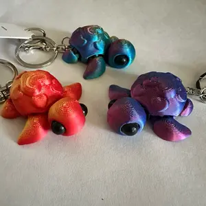 3D Turtle Key Chain