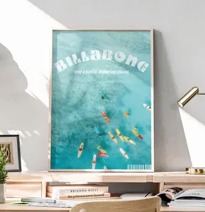 Billabong Poster | Surfer Wall Art | Beach & Ocean Home Decor | Aesthetic Room Print