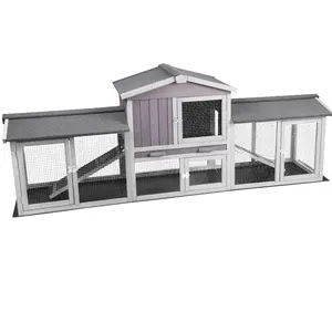 Aivituvin-AIR04-B Extra Large Rabbit Hutch | Chicken Coop for 2-3 Small Pets