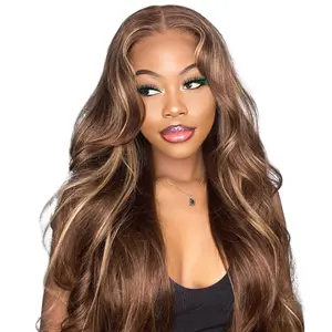 【Bye Bye Knots】Beautyforever Put On And Go 7x5 Invisible Knots Glueless Wig Body Wave Honey Blonde Highlight Human Hair Wig