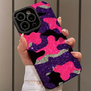 Camo Pattern Shockproof Ultra-Thin Phone Case Cover for iPhone 17/16/15/14/13/12/11/plus/pro Max, Dust-Proof and Stylish Gift