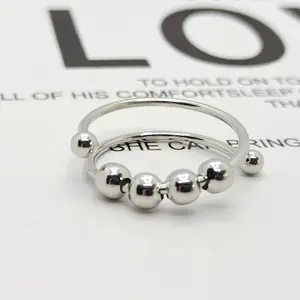 Fidget Beads Ring for Stress Relief - Fashion Accessory