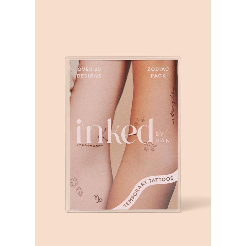 Zodiac: Taurus + Virgo + Capricorn Temporary Tattoos
