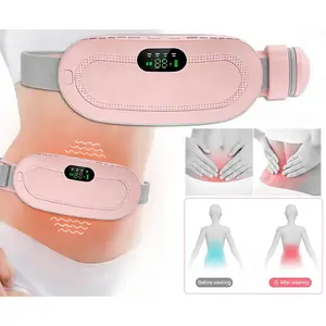 Warm You Heating Pad for Period Cramps with 3 Heat Levels & 4 Massage Modes Portable Cordless for Bellyful Waist Back Neck Comfort outdoorfun