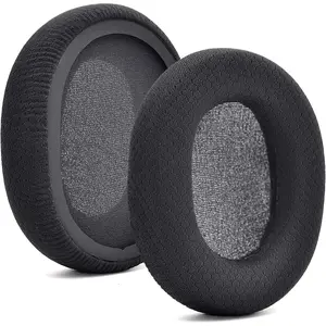 Arctis 3/5 / 7/9 Replacement Black Fabric Ear Pads Cushion Compatible with  Arctis 3 / Arctis 5 / Arctis 7 Arctis 9 / Arctis 1 / Arctis pro Lossless  Gaming Headset Headphone
