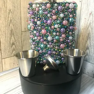 Bedazzled Stainless Steel 8oz Flask
