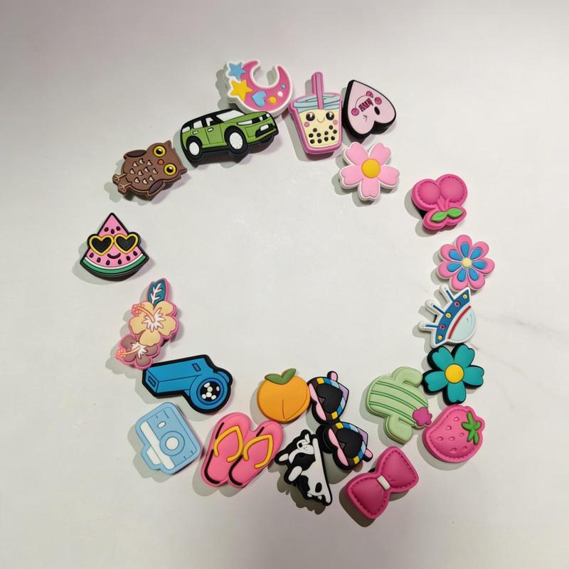 Random Shoe Charms in 30/50/100 Pieces, Versatile for Sneakers and Bracelets, Ideal Party Favor Gifts for All Ages