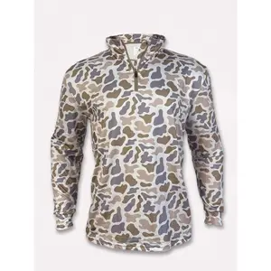 Realtree Camo Zip Long Sleeve Hoodie | Tactical Outdoor Pullover | Hunting & Camping Gear