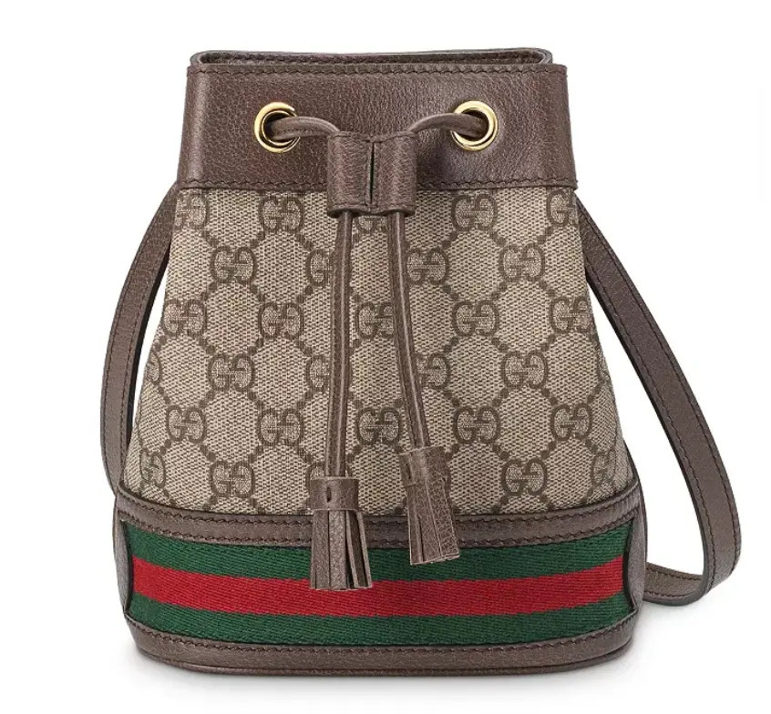Pre-owned GUCCI canvas Crossbody Bags Ophidia Mini GG Bucket Bag xiaotang003