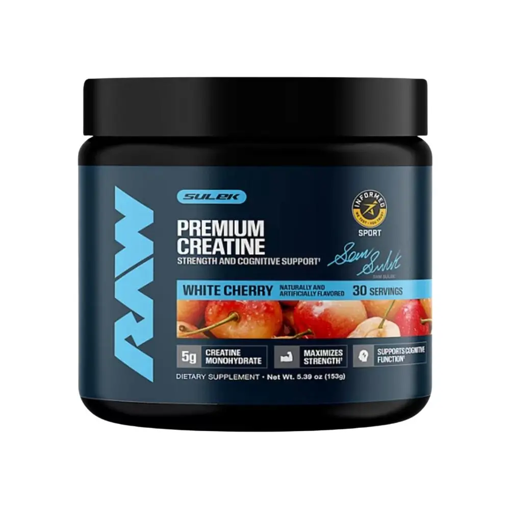 RAW Creatine Monohydrate Powder – Pure Creatine Supplement for Strength, Power & Muscle Energy – Unflavored Workout Performance Supplement